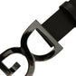 Dolce & Gabbana Elegant Dark Brown Leather Belt