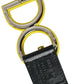 Dolce & Gabbana Elegant Black and Yellow Designer Belt