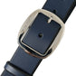 Dolce & Gabbana Elegant Blue Calf Leather Belt with Metal Buckle