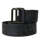 Dolce & Gabbana Elegant Black Leather-Blend Belt