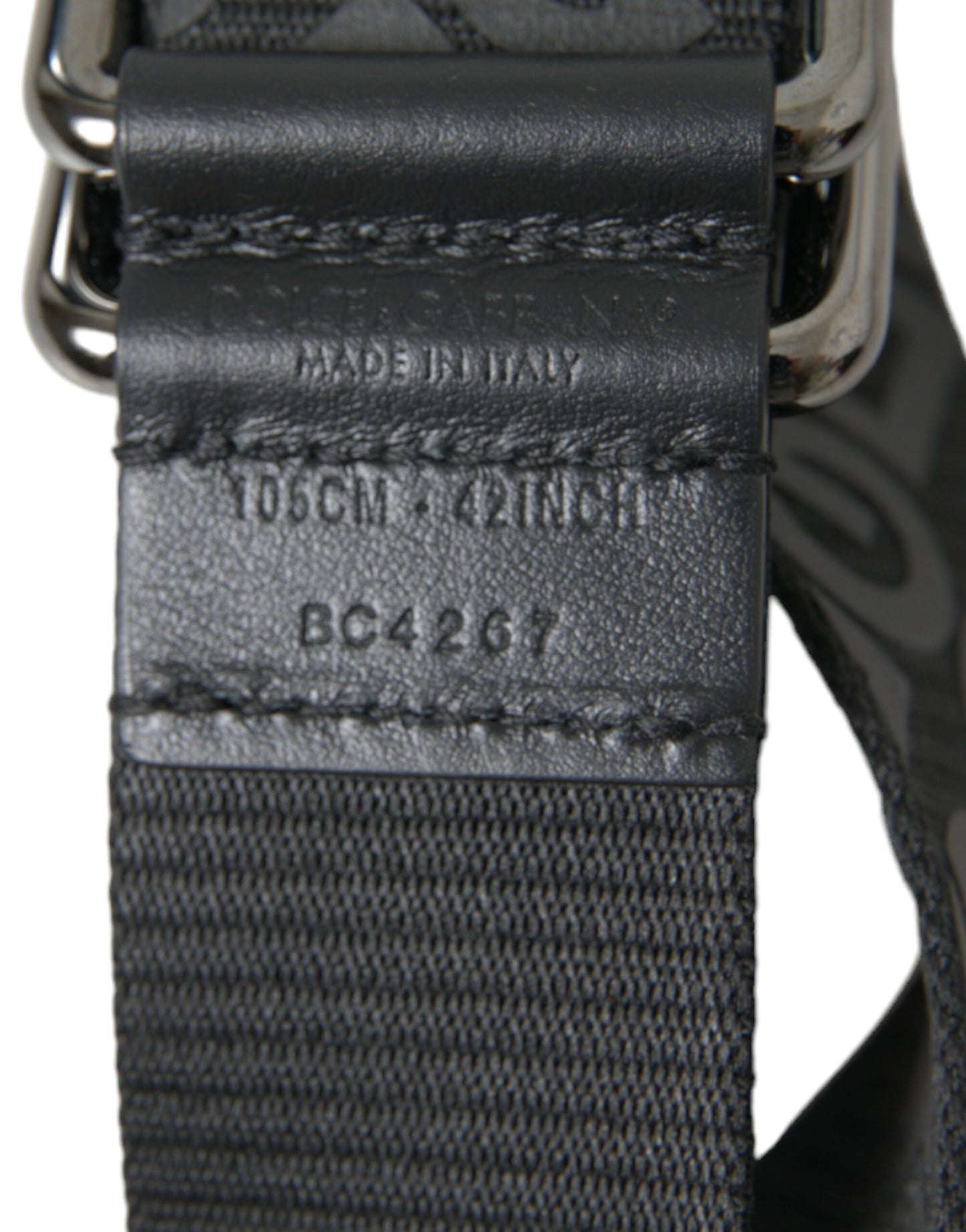 Dolce & Gabbana Elegant Black Leather-Blend Belt