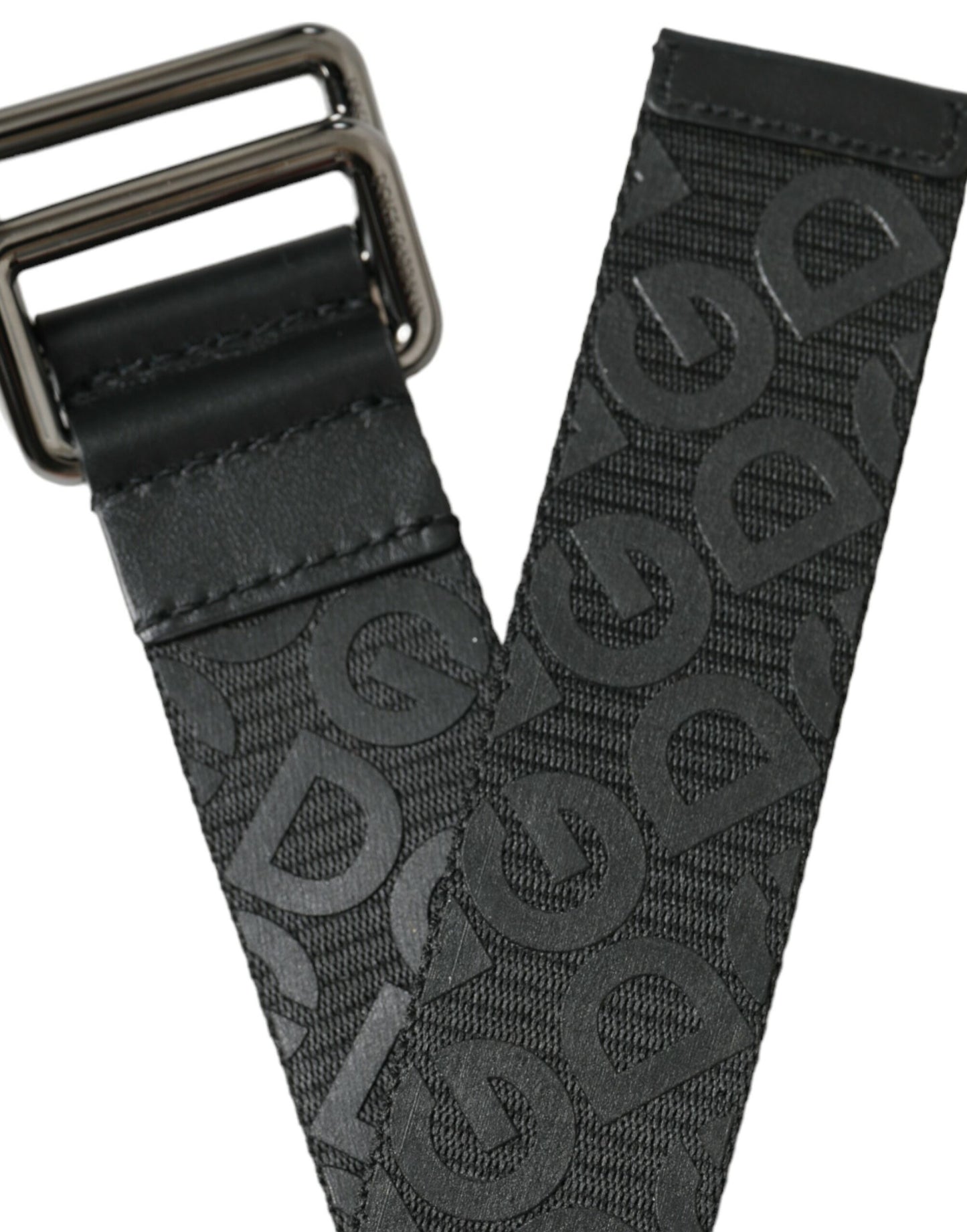 Dolce & Gabbana Elegant Black Leather-Blend Belt