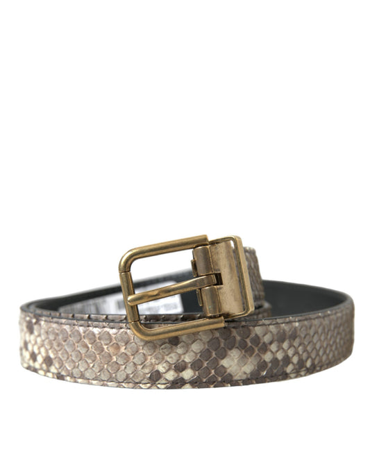 Dolce & Gabbana Elegant Italian Leather Belt