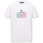 Dolce & Gabbana Chic White Barcode Emblem Tee