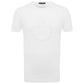 Dolce & Gabbana Embossed Logo White Cotton Tee