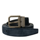 Dolce & Gabbana Elegant Suede Calf Leather Belt