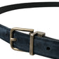 Dolce & Gabbana Elegant Suede Calf Leather Belt