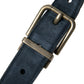 Dolce & Gabbana Elegant Suede Calf Leather Belt