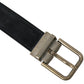 Dolce & Gabbana Elegant Suede Calf Leather Belt