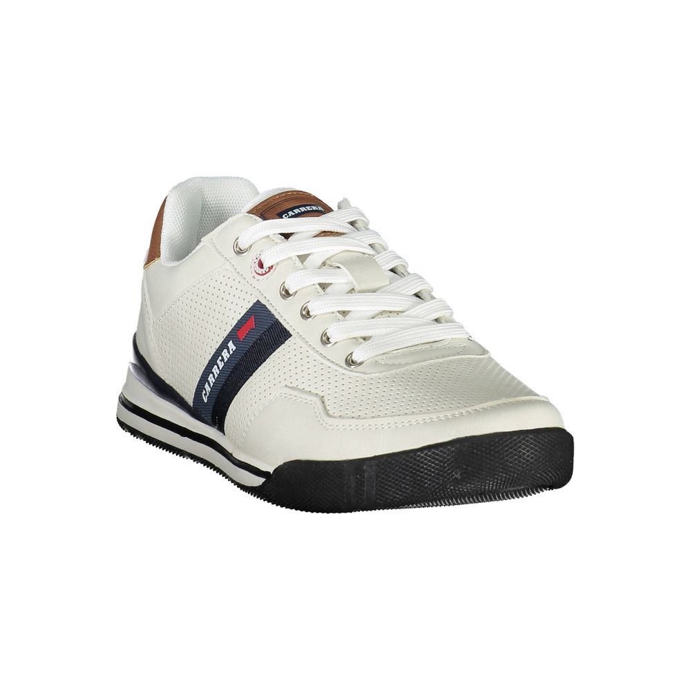 Carrera Sleek White Sneakers with Contrast Accents