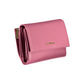 Coccinelle Elegant Pink Leather Wallet with Multiple Compartments