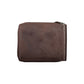 Blauer Elegant Leather Coin & Card Wallet in Brown