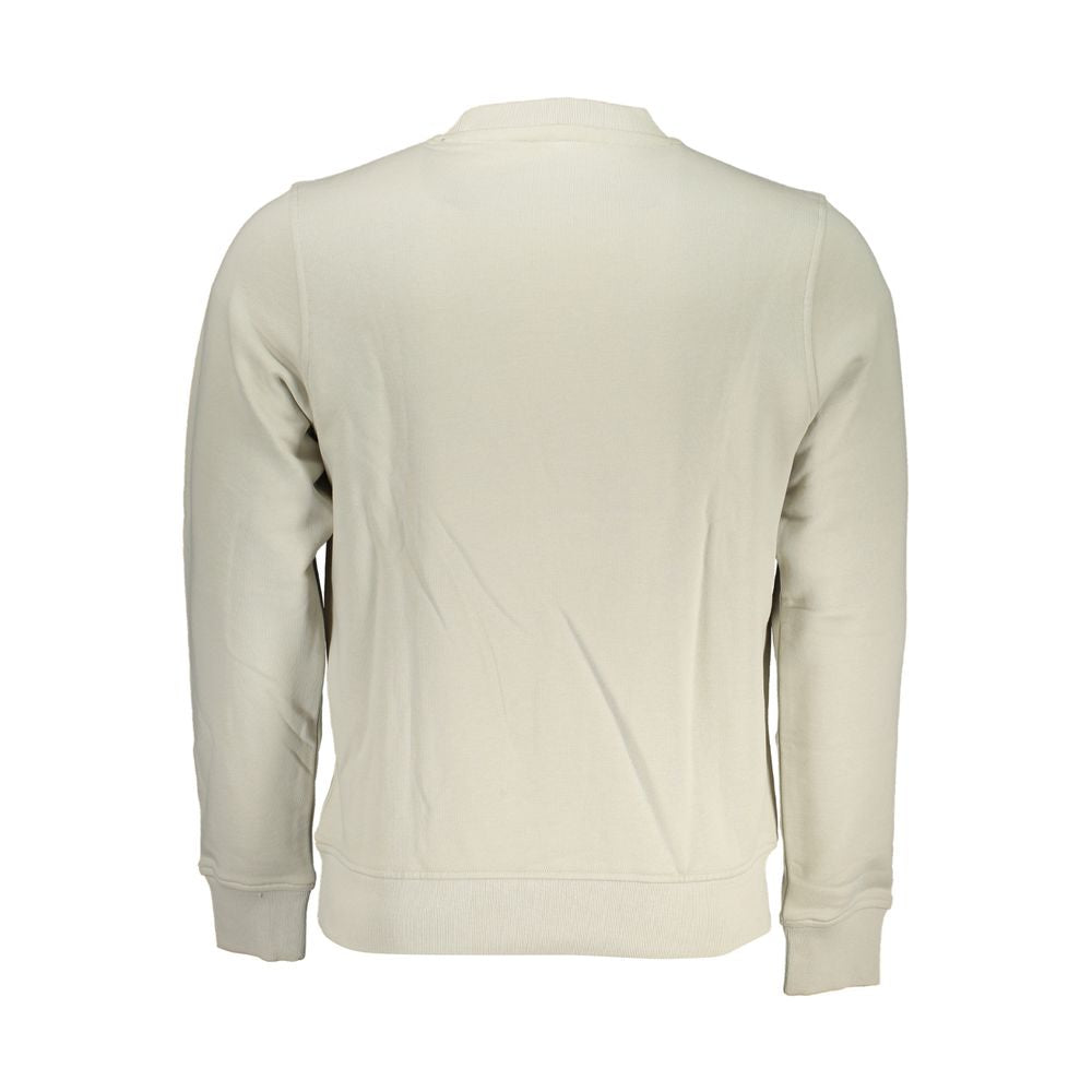 K-WAY Beige Crew Neck Brushed Cotton Sweatshirt