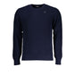 K-WAY Crew Neck Cotton Sweater in Blue