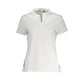 K-WAY Chic V-Neck Cotton Tee with Iconic Appliqué