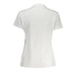 K-WAY Chic V-Neck Cotton Tee with Iconic Appliqué