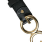 Dolce & Gabbana Elegant Black Leather Waist Belt