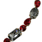 Dolce & Gabbana Radiant Red Crystal Buckle Waist Belt