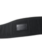 Dolce & Gabbana Elegant Suede Waist Belt in Timeless Black