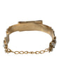 Dolce & Gabbana Gold-Tone Crystal Embellished Waist Belt