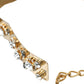 Dolce & Gabbana Gold-Tone Crystal Embellished Waist Belt