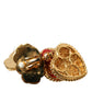 Dolce & Gabbana Multicolor Crystal Embellished Clip-on Earrings