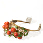 Dolce & Gabbana Multicolor Crystal Sicilian Orange Crown