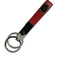 Dolce & Gabbana Elegant Red Leather Trifold Key Holder Case