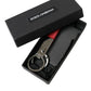 Dolce & Gabbana Elegant Red Leather Trifold Key Holder Case