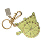 Dolce & Gabbana Multicolor Cellulose Designer Keychain