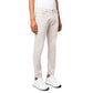 Dondup Cream White Stretch Cotton Trousers