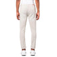 Dondup Cream White Stretch Cotton Trousers