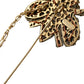 Dolce & Gabbana Crystal Embellished Gold Tone Bee Lapel Pin