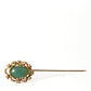 Dolce & Gabbana Elegant Gold-Tone Gemstone Pin Brooch