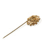 Dolce & Gabbana Elegant Gold-Tone Gemstone Pin Brooch