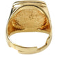 Dolce & Gabbana Elegant Gold Plated Logo Engraved Ring