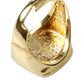 Dolce & Gabbana Elegant Gold Plated Logo Engraved Ring