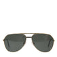 Dolce & Gabbana Elegant Gold Full Rim Men's Sunglasses