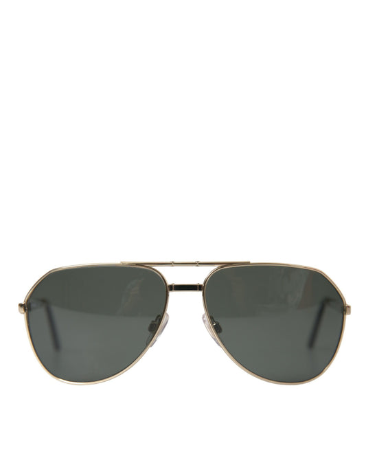 Dolce & Gabbana Elegant Gold Full Rim Men's Sunglasses