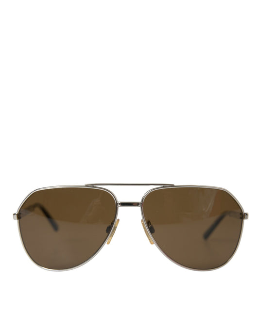 Dolce & Gabbana Elegant Silver Full Rim Men's Sunglasses