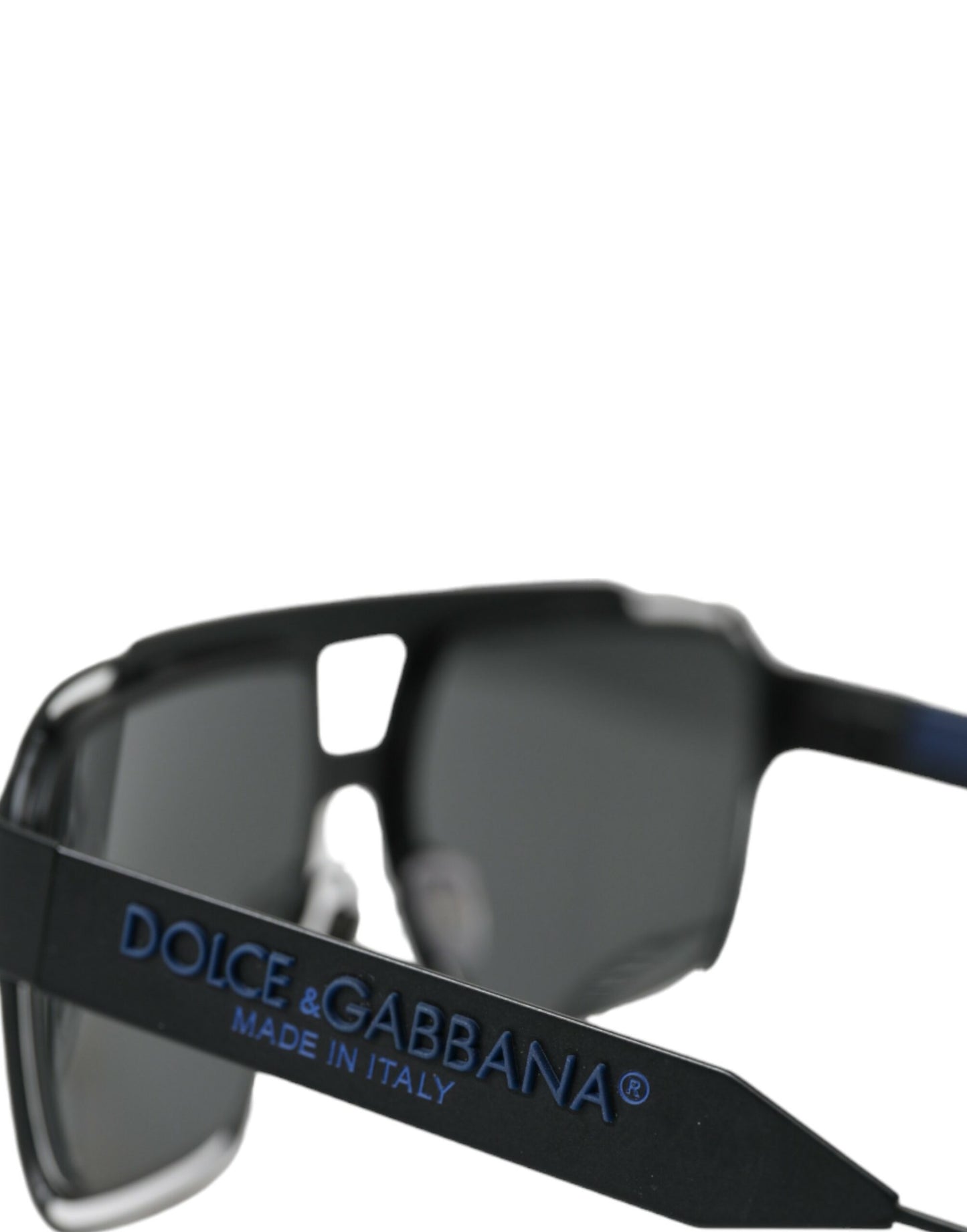 Dolce & Gabbana Elegant Black Full Rim Designer Sunglasses