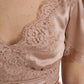 Dolce & Gabbana Elegant Floral Lace Silk Blouse