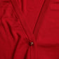 Dolce & Gabbana Elegant Red V-Neck Wool Cardigan