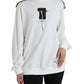 Dolce & Gabbana Chic Black and White Crew Neck Sweater