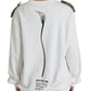 Dolce & Gabbana Chic Black and White Crew Neck Sweater