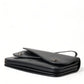 Dolce & Gabbana Sleek Black Leather Shoulder Bag