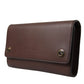 Dolce & Gabbana Elegant Leather Shoulder Bag in Rich Brown