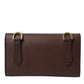 Dolce & Gabbana Elegant Leather Shoulder Bag in Rich Brown