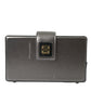 Dolce & Gabbana Metallic Gray Calfskin Shoulder Bag with Chain Strap