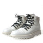 Dolce & Gabbana Pristine White Italian Ankle Boots